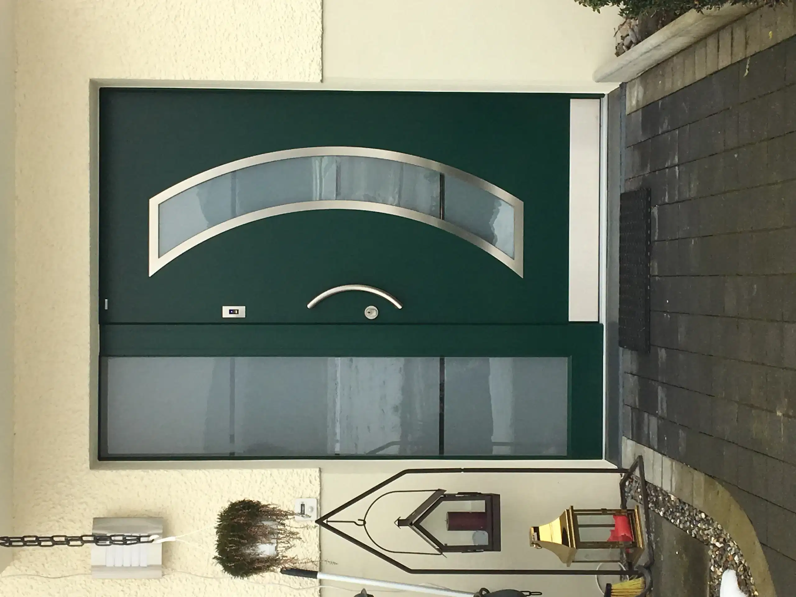 Kompotherm Haustüre mit Bogen Design